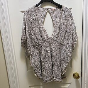 Victoria’s Secret Swim Suit Coverup-animal print pattern